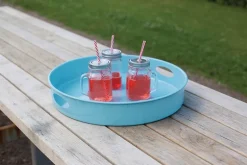 Table barbecue avec plateau amovible (Plateau bleu)