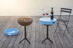 Table barbecue avec plateau amovible (Plateau bleu)