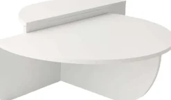 Table basse en aggloméré Podium (Blanc)