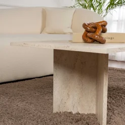 Table basse en aggloméré Sabin (Travertine)