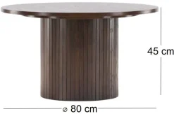 Table basse en MDF Bianca (Rond)