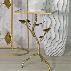 Table d'appoint en métal Tisty 40 x 30 x 60 cm