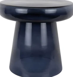 Table d'appoint en verre coloré Simpleza (Gris)