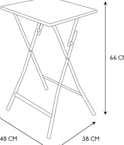 Table d'appoint plateau en bois ULM
