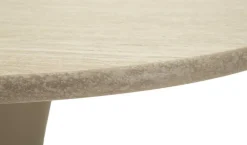 Table de bar en métal et MDF Alaska 60 x 106 cm (Crème)
