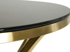 Table de bar en métal et verre Shanty 60 x 108 cm
