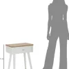 Table de chevet en bois de frêne Matera 45 x 32 x 62 cm