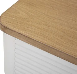 Table de chevet en bois de frêne Matera 45 x 32 x 62 cm
