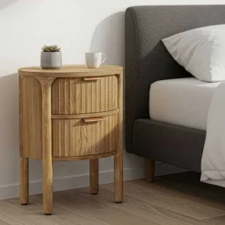 Table de chevet en bois de sapin Gothenburg 38 x 34.5 x 52 cm
