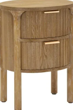 Table de chevet en bois de sapin Gothenburg 38 x 34.5 x 52 cm