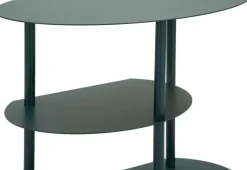 Table de chevet en métal Saturn 49.5 x 27.5 x 49.5 cm (Vert)