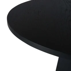 Table de repas ronde ⌀110 cm Bootcut (Noir)