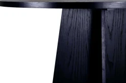 Table de repas ronde ⌀110 cm Bootcut (Noir)