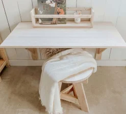 Table murale en pin massif Kit Line