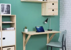 Table murale en pin massif Kit Line