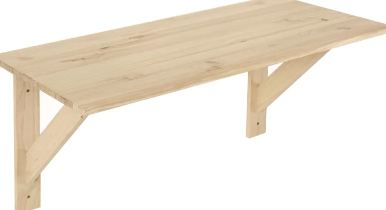 Table murale en pin massif Kit Line