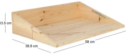 Table murale rabattable en bois