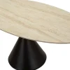 Table repas en métal et MDF Space 180 x 90 x 73 cm