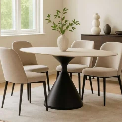 Table repas en métal et MDF Space 180 x 90 x 73 cm