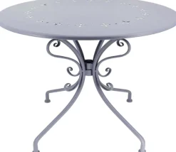 Table ronde en fer 70 cm Belle Époque