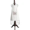 Tablier en coton et lin poule