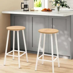 Tabouret de bar en aggloméré et métal Mola