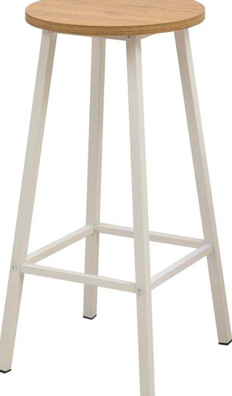 Tabouret de bar en aggloméré et métal Mola