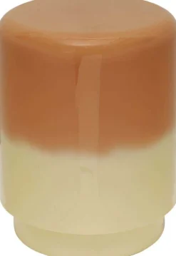 Tabouret en métal bicolore Borrar (Jaune)