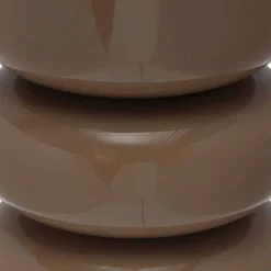 Tabouret en métal émaillé Rey (Mocha)