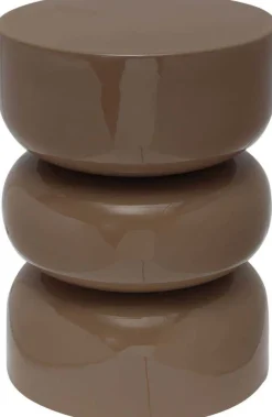Tabouret en métal émaillé Rey (Mocha)