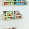 Étagère avec barre centrale en pin Kit Line (40 cm)