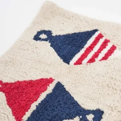Tapis de bain en coton bouée 91 x 61 cm