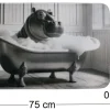Tapis de bain en polyester Animal 45 x 75 cm (Hippo)