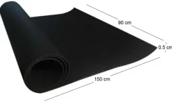Tapis de protection barbecue en caoutchouc recyclé (150x90 cm)