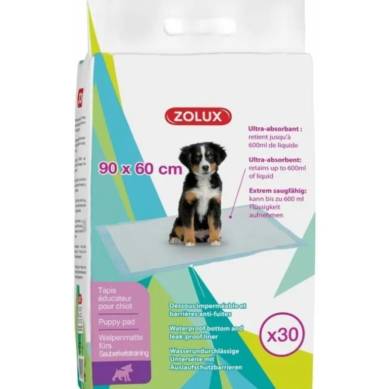 Tapis éducateur ultra-absorbant pour chiots (90 x 60 cm)