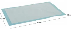 Tapis éducateur ultra-absorbant pour chiots (40 x 60 cm)