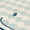 Tapis en coton forme de baleine 120 cm