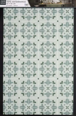 Tapis en PVC imprimé mosaique 40 x 60 cm