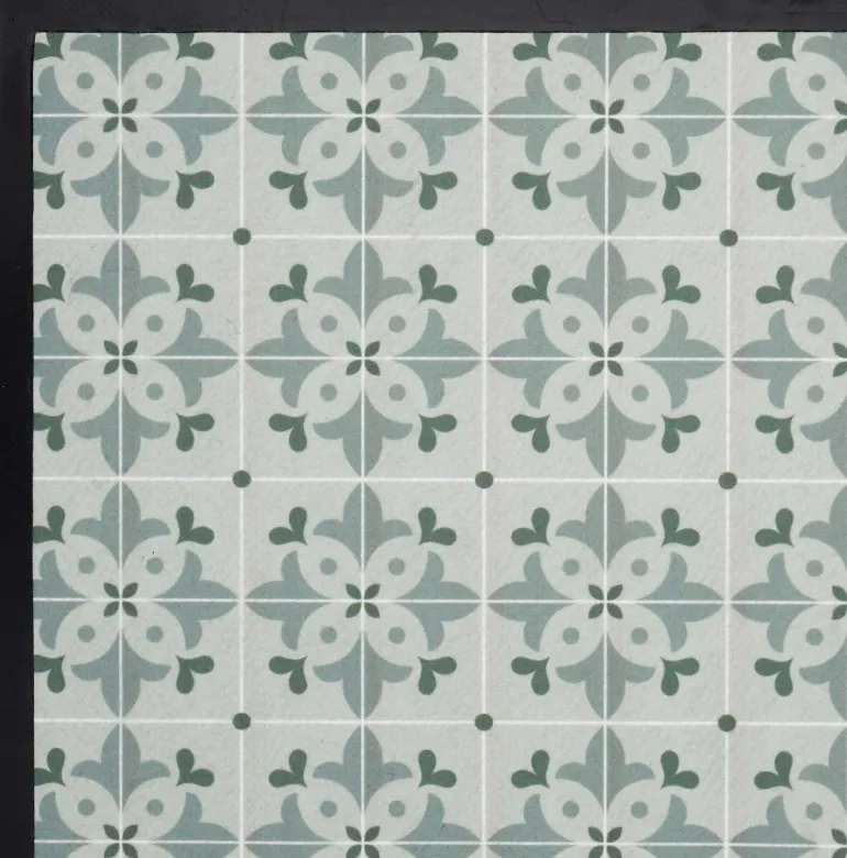Tapis en PVC imprimé mosaique 40 x 60 cm