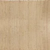 Tapis en toile de jute avec franges 120x170 cm