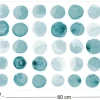 Tapis en vinyle pastilles colorées (60 x 40 cm)