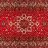 Tapis en vinyle vintage Persan rouge (90 x 60 cm)