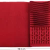Tapis égouttoir à vaisselle en polypropylène (Rouge)