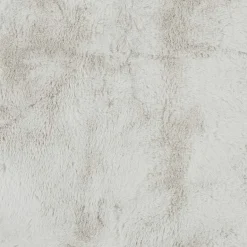 Tapis imitation fourrure poil fin 60x90 cm (Ivoire)