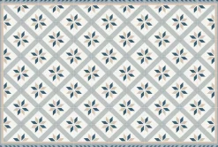 Tapis intérieur extérieur carreaux de ciment petites étoiles (135 x 90 cm)