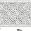 Tapis intérieur extérieur en vinyle carreaux marocains (135 x 90 cm)