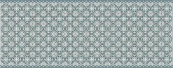 Tapis intérieur extérieur en vinyle carreaux portuguais (180 x 70 cm)
