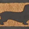 Tapis paillasson en coco 75 x 25 cm (Chien)