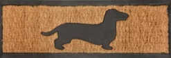 Tapis paillasson en coco 75 x 25 cm (Chien)