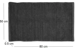 Tapis éponge coloré (Noir)